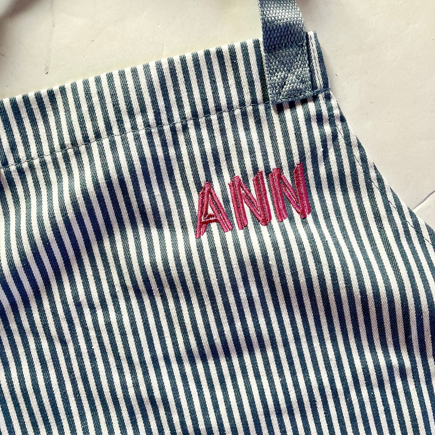 Personalized Striped Apron for Men and Women